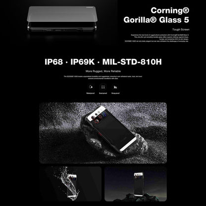 [HK Warehouse] DOOGEE V20S, 12GB+256GB, Side Fingerprint, 6.43 inch Android 13 Dimensity 6020 Octa Core 2.2GHz, Network: 5G, OTG, NFC, Support Google Pay(Black)