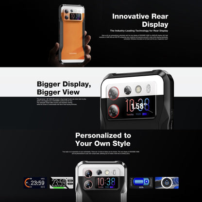 [HK Warehouse] DOOGEE V20S, 12GB+256GB, Side Fingerprint, 6.43 inch Android 13 Dimensity 6020 Octa Core 2.2GHz, Network: 5G, OTG, NFC, Support Google Pay(Black)