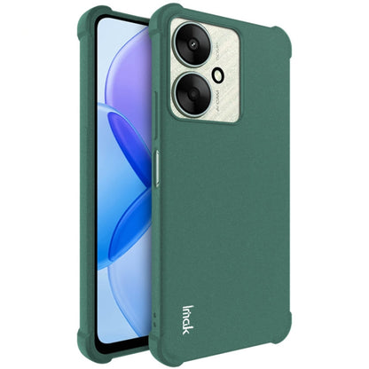 Pour Xiaomi Redmi 13C 5G/13R 5G Coque de Téléphone en TPU Antichoc Airbag imak (Vert Mat)