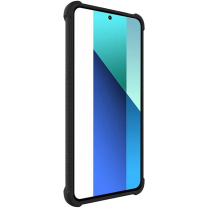 For Xiaomi Redmi Note 13 4G Global imak Shockproof Airbag TPU Phone Case(Matte Black)