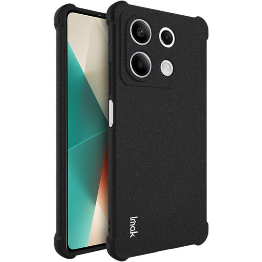 Pour Xiaomi Redmi Note 13 5G étui de téléphone TPU antichoc imak Airbag (noir mat)