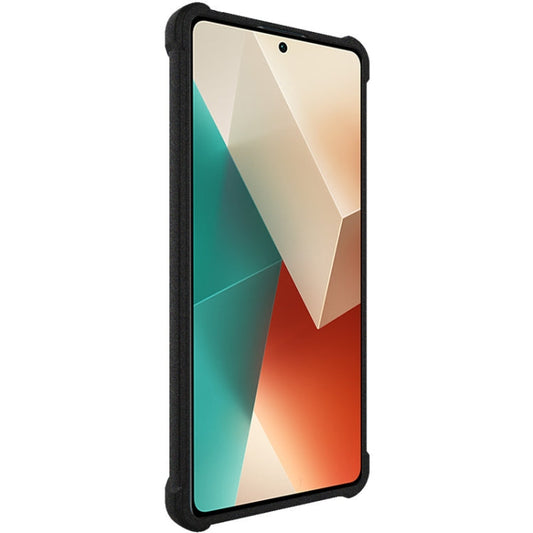 Pour Xiaomi Redmi Note 13 5G étui de téléphone TPU antichoc imak Airbag (noir mat)