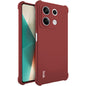 For Xiaomi Redmi Note 13 5G imak Shockproof Airbag TPU Phone Case(Matte Red)