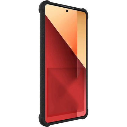 For Xiaomi Poco M6 Pro/Redmi Note13 Pro 4G Global imak Shockproof Airbag TPU Phone Case(Matte Black)