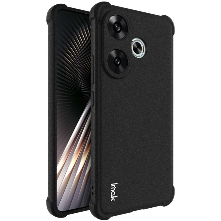 For Xiaomi Redmi Turbo3 5G imak Shockproof Airbag TPU Phone Case(Matte Black)