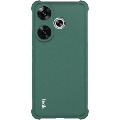 For Xiaomi Redmi Turbo3 5G imak Shockproof Airbag TPU Phone Case(Matte Green)
