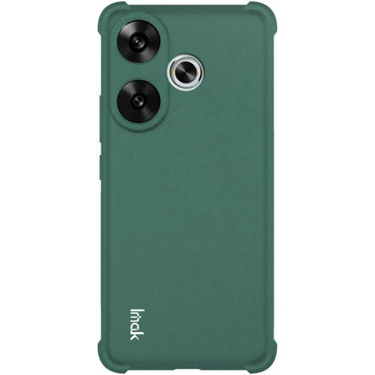 For Xiaomi Redmi Turbo3 5G imak Shockproof Airbag TPU Phone Case(Matte Green)