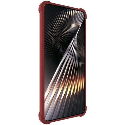 For Xiaomi Redmi Turbo3 5G imak Shockproof Airbag TPU Phone Case(Matte Red)