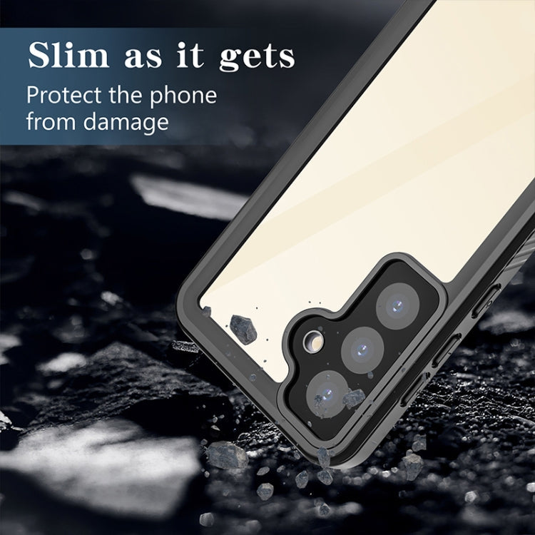 For Samsung Galaxy S24+ 5G RedPepper IP68 Waterproof Phone Case(Black)