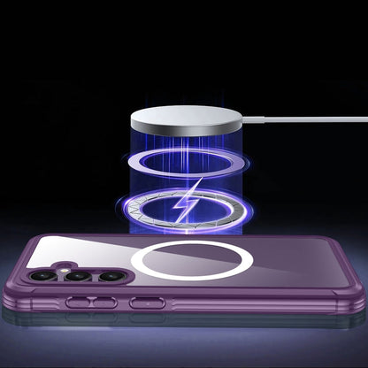 For Samsung Galaxy S23 FE 5G RedPepper Life Waterproof MagSafe Phone Case(Purple)