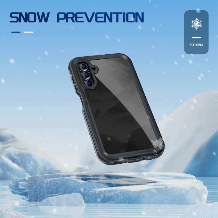 For Samsung Galaxy A15 5G RedPepper 360 Full Body Rugged IP68 Waterproof Phone Case(Black)
