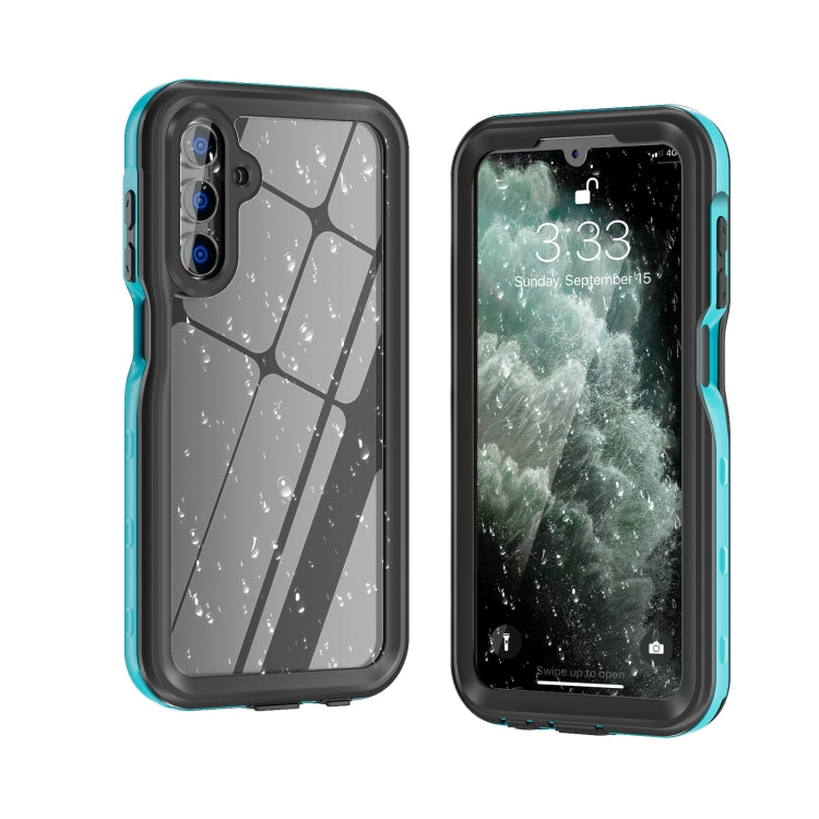 For Samsung Galaxy A15 5G RedPepper 360 Full Body Rugged IP68 Waterproof Phone Case(Blue)
