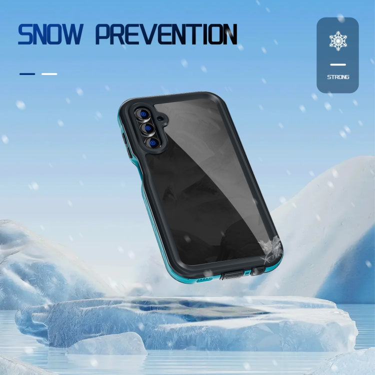 For Samsung Galaxy A15 5G RedPepper 360 Full Body Rugged IP68 Waterproof Phone Case(Blue)