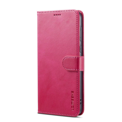 For Huawei Mate 60 LC.IMEEKE Calf Texture Leather Phone Case(Red)