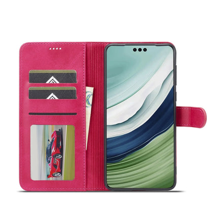 For Huawei Mate 60 LC.IMEEKE Calf Texture Leather Phone Case(Red)
