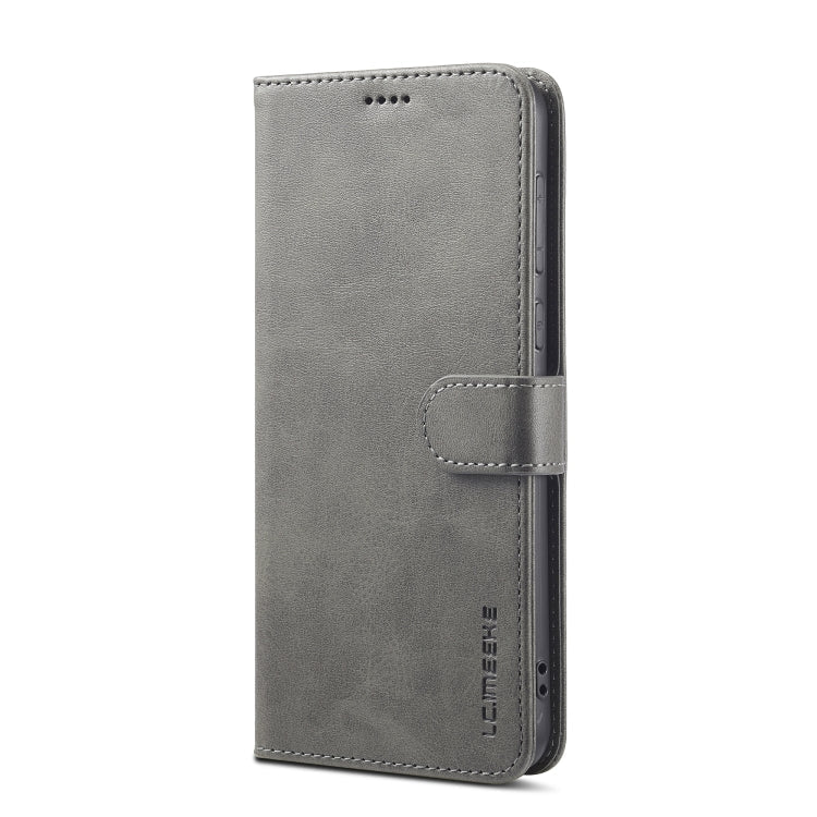 For Huawei Mate 60 Pro / 60 Pro+ LC.IMEEKE Calf Texture Leather Phone Case(Grey)