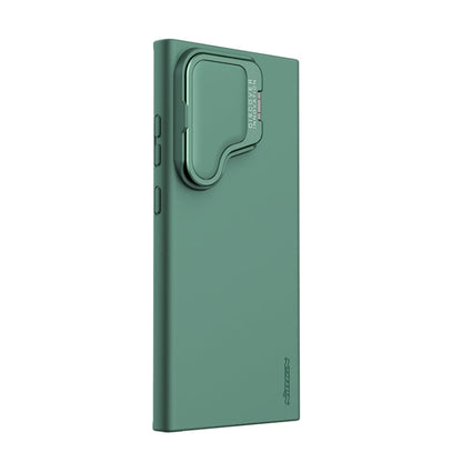 For Samsung Galaxy S24 Ultra 5G NILLKIN CamShield Prop Liquid Silicone Phone Case(Green)