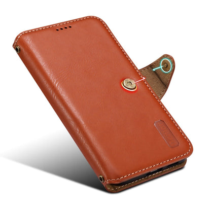 For Samsung Galaxy S24+ 5G Denior Cowhide Texture Wallet Style Leather Phone Case(Brown)