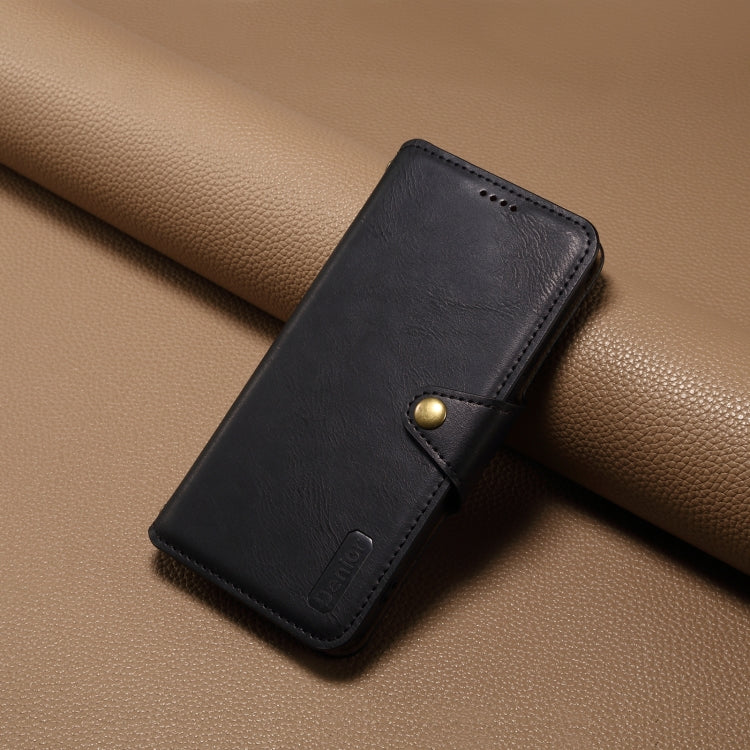 For Samsung Galaxy A24 5G Denior Cowhide Texture Wallet Style Leather Phone Case(Black)