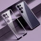 For Samsung Galaxy S25 Ultra 5G SULADA Electroplating TPU Transparent Phone Case(Purple)
