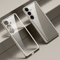 For Samsung Galaxy S25+ 5G SULADA Electroplating TPU Transparent Phone Case(Grey)