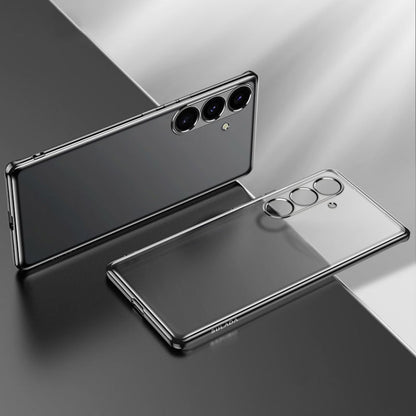 Pour Samsung Galaxy S24 5G Coque de téléphone en TPU dépoli électrolytique SULADA (Noir)