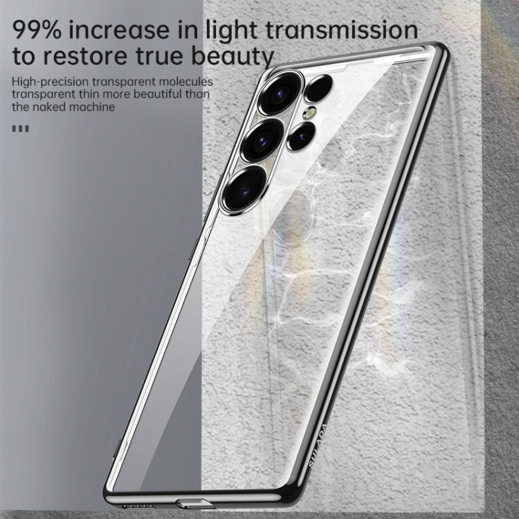 For Samsung Galaxy S24+ 5G SULADA Electroplating Frosted TPU Phone Case(Grey)
