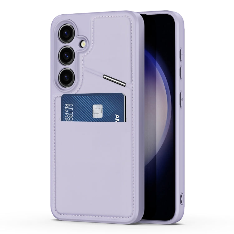 For Samsung Galaxy S24 5G DUX DUCIS Rafi II Series MagSafe Magnetic Holder RFID Phone Case(Purple)
