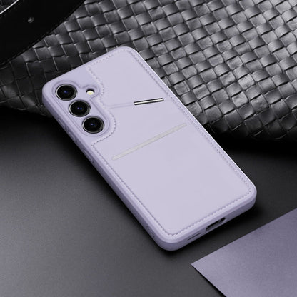 For Samsung Galaxy S24 5G DUX DUCIS Rafi II Series MagSafe Magnetic Holder RFID Phone Case(Purple)