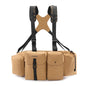 Cwatcun D104 Camera Waist Pack Vest Bag, Size:75 x 10.5 x 27.5cm(Earth)