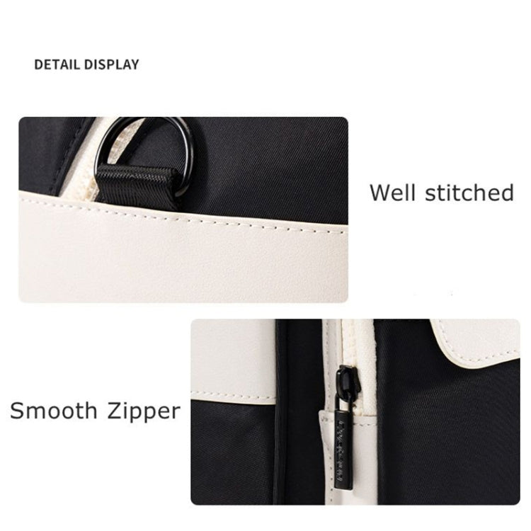Cwatcun D118 Contrast Two Ways Backpack Cross-body Canera Bag, Size:21 x 21 x 14.5cm(Blue)