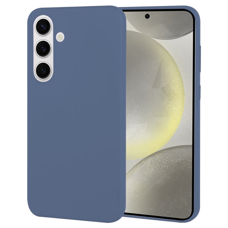 For Samsung Galaxy S24 5G GOOSPERY SOFT FEELING Liquid TPU Soft Phone Case(Dark Blue)