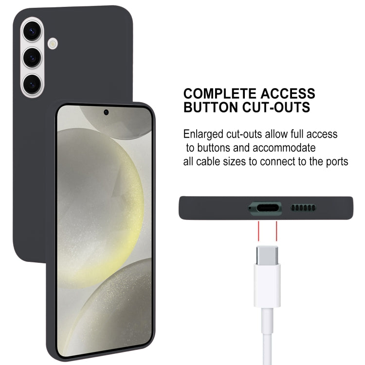 For Samsung Galaxy S24+ 5G GOOSPERY SOFT FEELING Liquid TPU Soft Phone Case(Black)