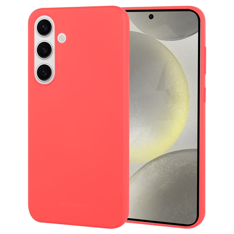 For Samsung Galaxy S24+ 5G GOOSPERY SOFT FEELING Liquid TPU Soft Phone Case(Red)