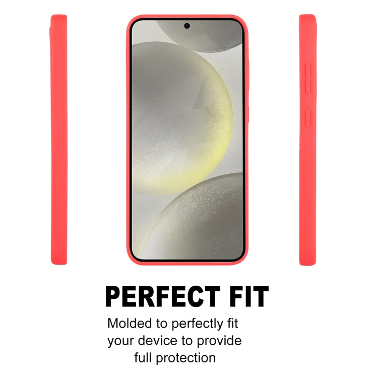For Samsung Galaxy S24+ 5G GOOSPERY SOFT FEELING Liquid TPU Soft Phone Case(Red)