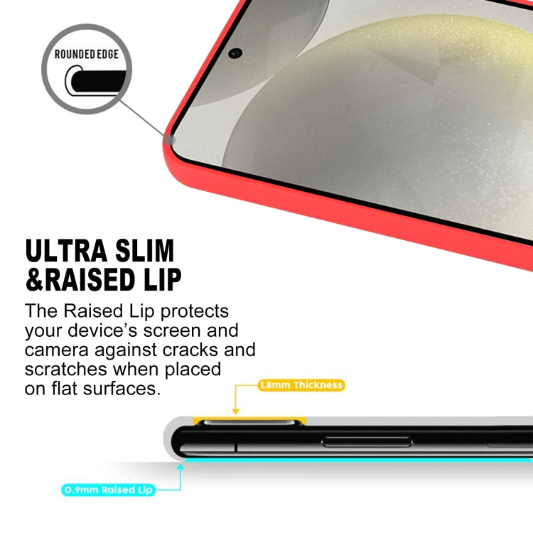 For Samsung Galaxy S24+ 5G GOOSPERY SOFT FEELING Liquid TPU Soft Phone Case(Red)