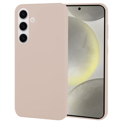 For Samsung Galaxy S24+ 5G GOOSPERY SOFT FEELING Liquid TPU Soft Phone Case(Apricot)