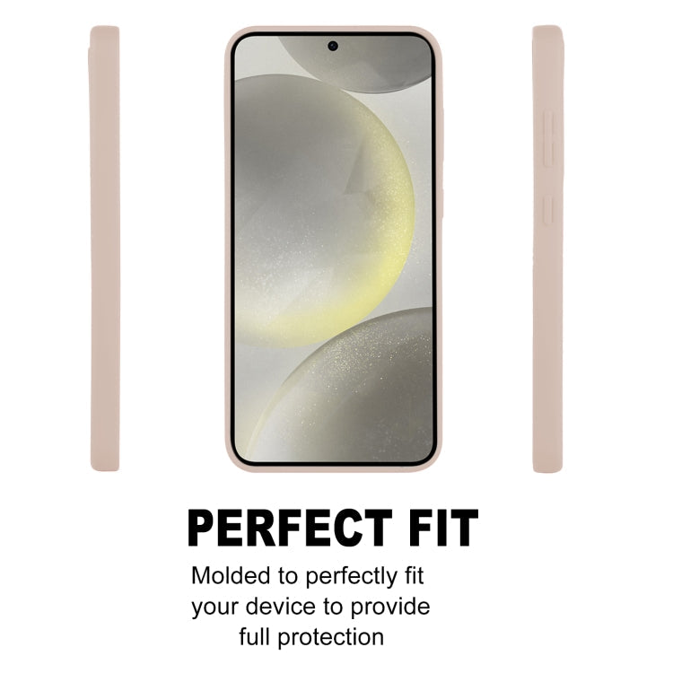 For Samsung Galaxy S24+ 5G GOOSPERY SOFT FEELING Liquid TPU Soft Phone Case(Apricot)