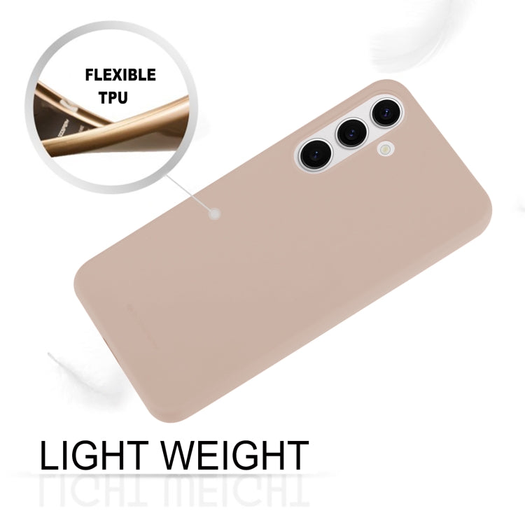 For Samsung Galaxy S24+ 5G GOOSPERY SOFT FEELING Liquid TPU Soft Phone Case(Apricot)