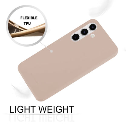 For Samsung Galaxy S24+ 5G GOOSPERY SOFT FEELING Liquid TPU Soft Phone Case(Apricot)