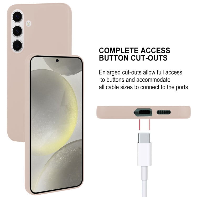 For Samsung Galaxy S24+ 5G GOOSPERY SOFT FEELING Liquid TPU Soft Phone Case(Apricot)