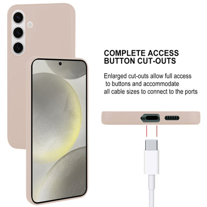 For Samsung Galaxy S24+ 5G GOOSPERY SOFT FEELING Liquid TPU Soft Phone Case(Apricot)