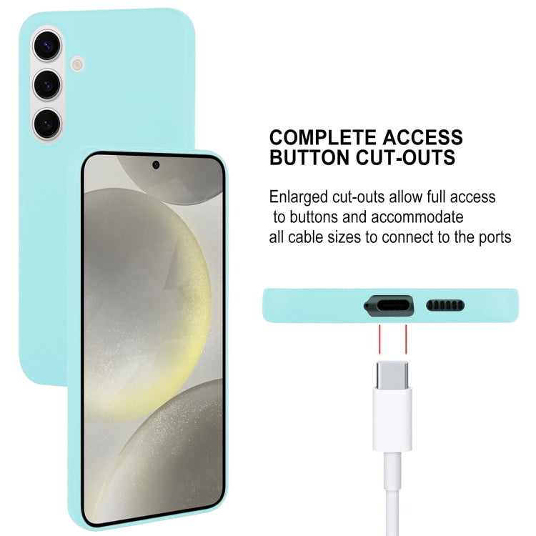 For Samsung Galaxy S24+ 5G GOOSPERY SOFT FEELING Liquid TPU Soft Phone Case(Mint Green)