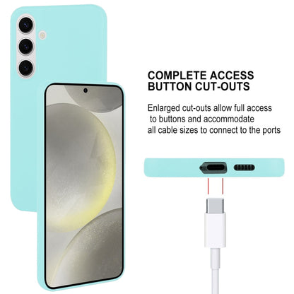 For Samsung Galaxy S24+ 5G GOOSPERY SOFT FEELING Liquid TPU Soft Phone Case(Mint Green)