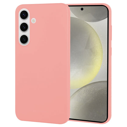 Pour Samsung Galaxy S24+ 5G Coque souple en TPU liquide GOOSPERY SOFT FEELING (Rose)