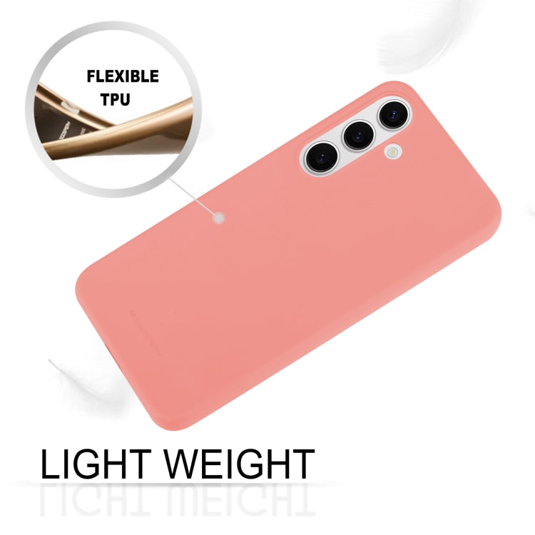 Pour Samsung Galaxy S24+ 5G Coque souple en TPU liquide GOOSPERY SOFT FEELING (Rose)