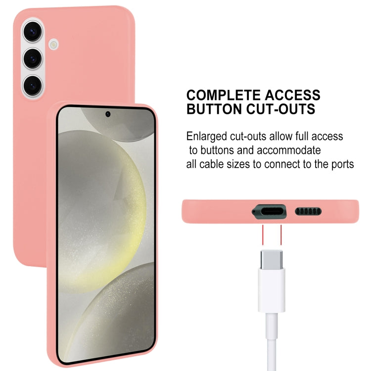 Pour Samsung Galaxy S24+ 5G Coque souple en TPU liquide GOOSPERY SOFT FEELING (Rose)
