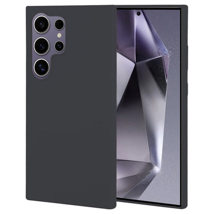 Pour Samsung Galaxy S24 Ultra 5G Étui de téléphone souple en TPU liquide GOOSPERY SOFT FEELING (Noir)