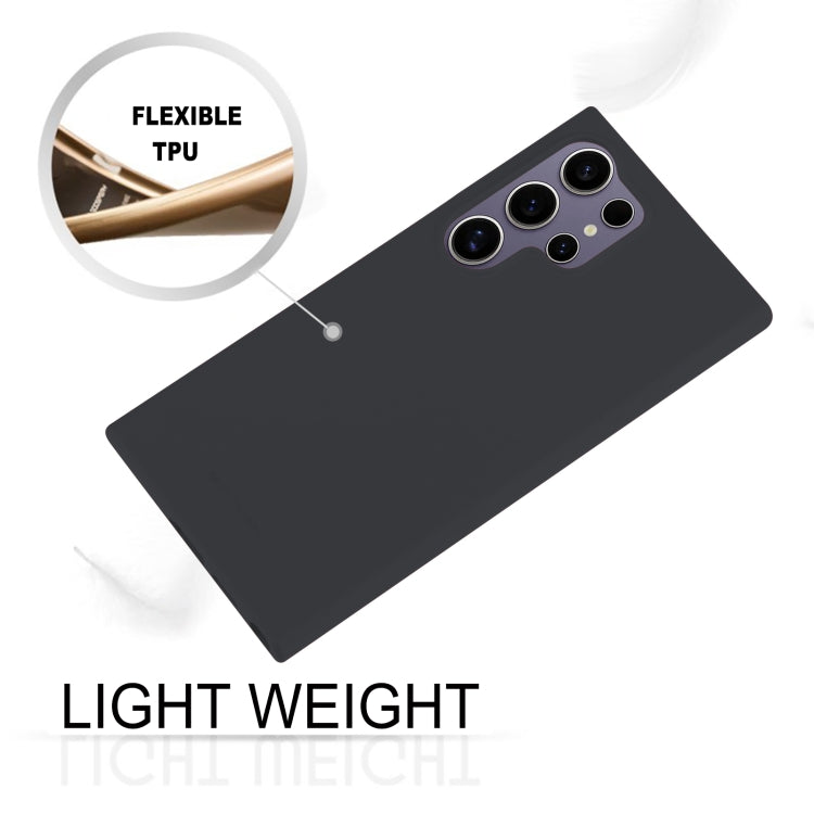 Pour Samsung Galaxy S24 Ultra 5G Étui de téléphone souple en TPU liquide GOOSPERY SOFT FEELING (Noir)