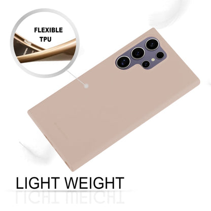 For Samsung Galaxy S24 Ultra 5G GOOSPERY SOFT FEELING Liquid TPU Soft Phone Case(Apricot)